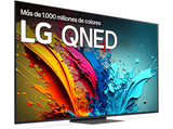 TV QNED 65 - LG 65QNED86T6A, UHD 4K, Procesador Inteligente 4K α8, Smart TV, DVB-T2 (H.265), Negro grafito