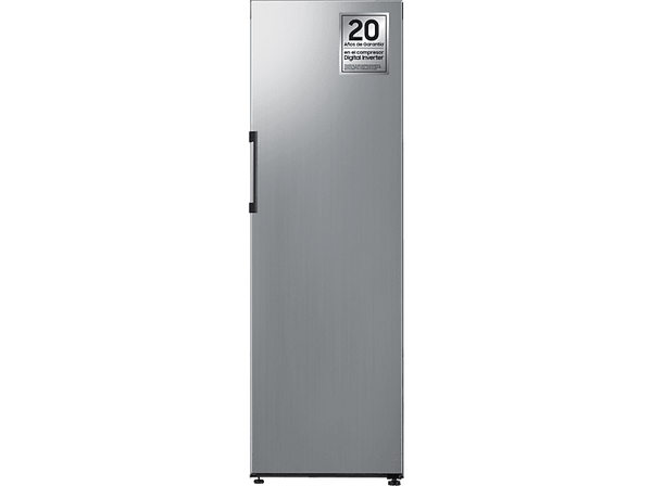 Frigorífico una puerta - Samsung BESPOKE SMART AI RR39C76C3S9/EF, No Frost, 186cm, 387l,  Metal Cooling, WiFi, Inox