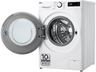 Lavadora carga frontal - LG F2WR5S09A0W,  Serie fondo especial 500, 9 kg, 1200 rpm, 12 programas, AI Direct Drive™, Steam™, Blanco
