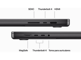 Apple MacBook Pro (2023) MRW13Y/A, 16,2, Chip M3 Pro, CPU de 12 núcleos, GPU de 18 núcleos, 18 GB RAM, 1TB de SSD, macOS, Negro