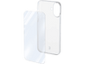Funda - CELLULAR LINE PROTKITIPH16T, Apple, iPhone 16, Trasera, Vidrio templado, Transparente