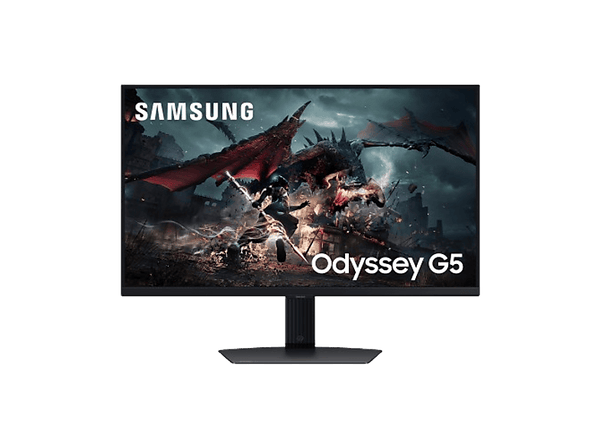 Monitor gaming - Samsung Odyssey G5 LS27DG500EUXEN/27P, 27" WQHD, 180 Hz, 1 ms, IPS (Conmutación en el plano)