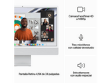 Apple iMac (2023) MQR93Y/A, 24 Retina 4.5K, Chip M3, CPU de 8 núcleos, GPU de 8 núcleos, 24GB de RAM, 1TB de SSD, Gigabit Ethernet, Plata