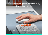 Ratón inalámbrico - Logitech Pop, 4000 ppp, Easy-Switch, Bluetooth, SmartWheel, Botones personalizables, Tecnología Silent Touch, PC-Mac, Blanco