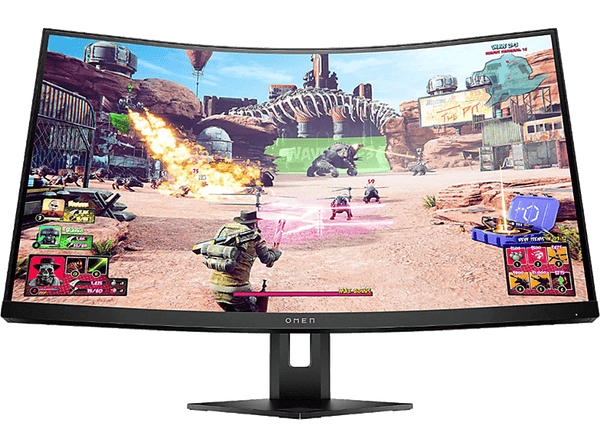 Monitor gaming - HP OMEN 27c, 27", QHD, curvo, 1 ms, 240 Hz, 1 HDMI 2.0, Panel VA, Eyesafe®,  FreeSync™ Premium Pro, OMEN Gaming Hub, Negro