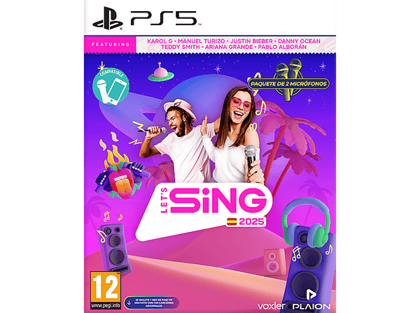 PS5 Let's Sing 2025 + 2 micrófonos 125565