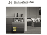 Lavavajillas integrable - LG DB273TX, 14 servicios, 9 programas, 59.8 cm,  Tercera bandeja, QuadWash™, Sin panelar