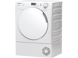 Secadora condensación - Candy Smart CSE C8LF-S, 8kg, Certificado Woolmark, Ciclo 45', Antiarrugas, Blanco