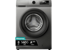 Lavadora carga frontal - Hisense WF1Q8041BT, 8 kg, 1400 Rpm, Función Vapor, Eficiencia A-20%, Gris