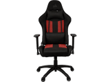 Silla gaming - Corsair TC100 Relaxed, Transpirable, Reposabrazos 2D, Inclinación 160°, Rojo y carbón