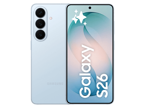 Móvil - Samsung Galaxy S26, Azul Cielo, 256 GB, 12 GB RAM , 6.3" FHD+, Exynos 2600, 4300 mAh, Android 16