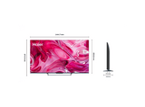 TV QLED 65 - Haier S90 Series H65S90GUX, QLED 4K HDR10+, Google TV, Dolby Atmos, Sonido KEF, Gaming 144Hz, Negro