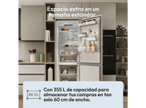 Frigorífico combi - Candy CNCQ2T618CW Fresco 300, Total No Frost, 185 cm, 355 l, Blanco