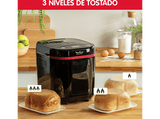 Panificadora - Moulinex OW2208, 650 W, 1 kg, 17 programas, 15 h programables, Negro