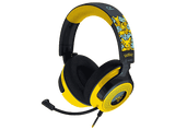 Auriculares gaming - Razer Kraken V4 X Pokémon Edition, Por cable 1.8 m, Para Nintendo Switch, PlayStation, Xbox, PC, iOS y Android, Amarillo