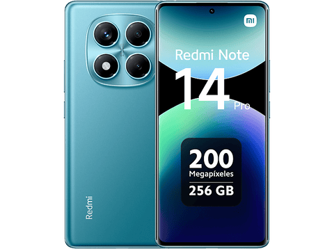 Móvil - Xiaomi Redmi Note 14 Pro, Azul océano, 256 GB, 8 GB RAM, 6.67