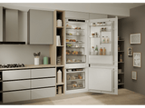 Frigorífico combi integrable - Candy CNBQT3719EW, Total No Frost, 193.5 cm, 382 l, Sin Panelar