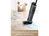 Aspirador escoba - Dreame H12 Pro, 300 W, Seco y Húmedo, 35 min de Autonomía, Sin cables, Tanque de agua limpia de 900 ml, Negro