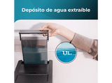 Cafetera superautomática - Cecotec Cremmaet CompactCcino Black, 19 bar, 1350 W, 400 ml, Altura regulable, Display táctil, Molinillo integrado, Black
