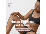 Depiladora - Braun Silk·épil 5 5-030, Piel suave duradera, Tecnología Microgrip con 28 pinzas, Wet&Dry, Blanco/Rosa