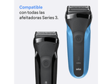 Recambio para afeitadora -  Braun 21B, Compatible con afeitadora Series 3, Negro
