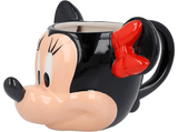 Taza - Minnie Mouse, Forma 3D, Cerámica, 360 ml