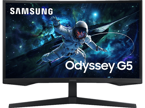 Monitor gaming - Samsung Odyssey G5 LS32CG552EUXEN, 32", WQHD, 1 ms, 165 Hz, FreeSync, Negro