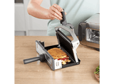 Tostadora - Ninja ST202EU, 2.400 W, 1 Ranura, 2 Rebanadas, 7 Niveles de Tostado, 3 en 1: Parrilla y Sandwichera, Acero Inoxidable
