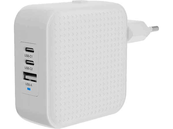 Cargador - Hyper HJ1003BKWWGL, Cargador de viaje, USB-C GaN de 70 W, Blanco