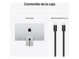 Apple Studio Display, 27, Vidrio estándar, 60 Hz, Pantalla Retina 5K, Soporte de inclinación ajustable, Plata