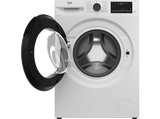 Lavadora carga frontal - Beko B3WFT510415W, 10 kg, 1400 rpm, 15 programas, Motor inverter, Blanco