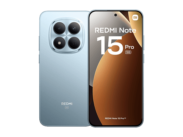 Móvil - Xiaomi Redmi Note 15 Pro 5G, Azul glaciar, 512 GB, 12 GB RAM, 6.83" CrystalRes AMOLED, MediaTek Dimensity 7400-Ultra, 6500 mAh