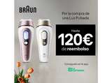Depiladora IPL - Braun Luz pulsada Silk·expert Mini, PL1114, Depilación en casa,