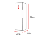 Congelador vertical - KOENIC KFZ 631 E NF W, 274 l, 184.3 cm Altura, Inverter, No Frost, Luz LED, Blanco