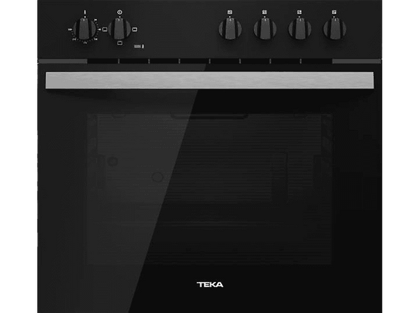 Horno - Teka HBE 490 ME, Convencional, 72 l, 60 cm, Puerta dos cristales, Negro