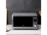 Microondas - Cecotec Microondas Sin Plato Grandheat 2010 Flatbed Steel, 9 Funciones preconfiguradas, Quick Start, Grey