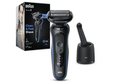 Afeitadora - Braun Series 5 52-B7000cc, Con centro de limpieza SmartCare, Tecnología Autosense, Azul