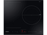 Placa inducción - Samsung NZ63B5046GK/U1, 3 zonas,  21 cm x 38 cm, 59 cm, Power Boost, Wi-Fi integrado, Negro