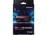 Disco duro SSD interno 2 TB - Samsung 990 PRO M.2,  MZ-V9P2T0CW, PCI Express 4.0, 7450 MB/s, 6900 MB/s, Negro