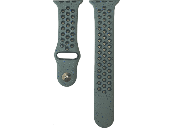 Correa - Friendly License FRSWB082, Apple Watch 42/44/45 mm y ULTRA, Silicona, Verde Caqui
