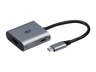 Adaptador USB-C a HDMI - ISY IAD-1015-1, Universal, USB-C 3.1, 12 cm, Resolución (3840x2160) 4K@60Hz, Plata