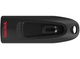 Memoria USB 256 GB - SanDisk Ultra, USB 3.0, Lectura 130MB/s, Compatible USB 2.0, Software SecureAccess, Negro
