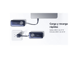 Powerbank - Baseus EnerCore, Retráctil, 20000mAh, 67 W, Carga rápida, Monitoreo de carga, Negro