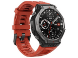 Smartwatch - Amazfit T-Rex 3, 1.5 AMOLED, Táctil, 27 días Autonomía, Silicona, Compatible iOS/Android, Lava Red