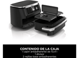 Freidora de aire - Ninja FlexDrawer 7 en 1 AF500EU, 2470 W, 7 Programas, Capacidad 10.4l, De 40°C a 240°C, Negro