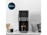 Cafetera de cápsulas - Cecotec FreeStyle Compact Dark, 4 en 1, Café molido y multi-cápsulas, 1200 W, 20 bares, 700 ml, Compacta, 2 tazas, Black