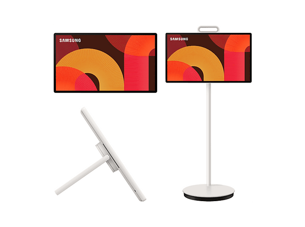 TV LED 27" - Samsung The Movingstyle UE27LSM7FAXXXE, QHD, Touch Interaction Movable Screen, NQ4 AI Gen2, Smart TV, Blanco