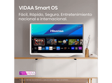 TV QLED 43 - Hisense 43S5Q, Diseño artístico, Modo Arte, Dolby Atmos & DTS X, Blanco