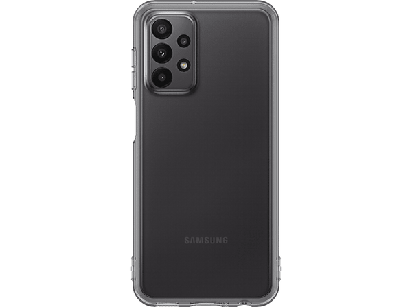 Funda - Samsung, para Galaxy A23, Soft Clear Cover, TPU, Resistente a rayones y golpes, 6.6", Negro
