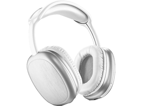 Auriculares inalámbricos - Music Sound Maxi 2, Autonomía 22h, Micrófono integrado, Tiempo carga 1.5h, Blanco